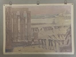 Schulwandbild 4B Israel in Ägypten – Kälin Otto (1913–2001)